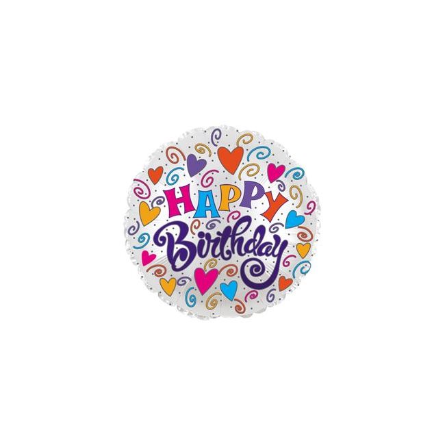 Birthday Balloon & Brilliant Blooms Bouquet