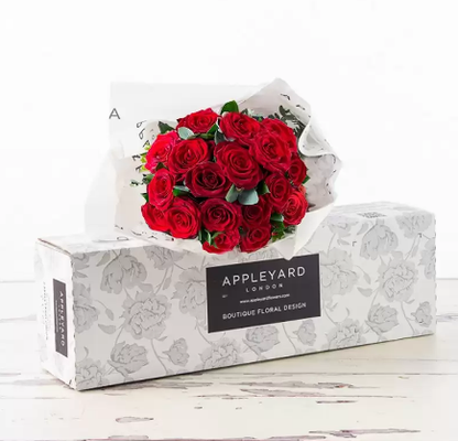 Letterbox 12 Red Roses