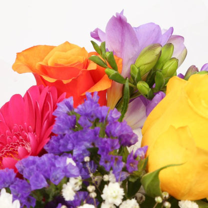 Birthday Balloon & Brilliant Blooms Bouquet