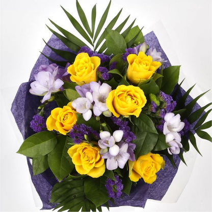 Pretty Scented Roses & Freesias
